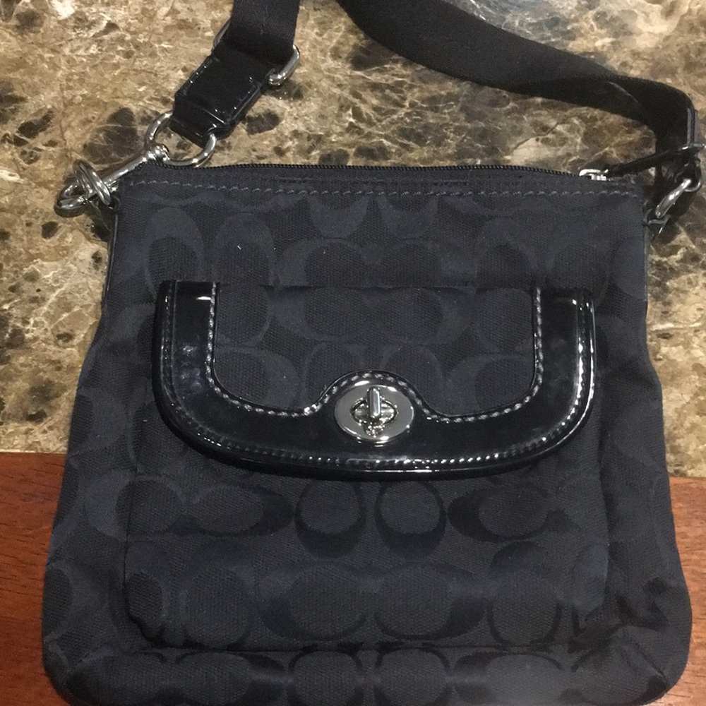 Black Coach crossbody